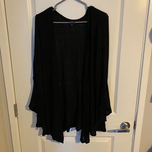 Black torrid sweater with bell sleeves